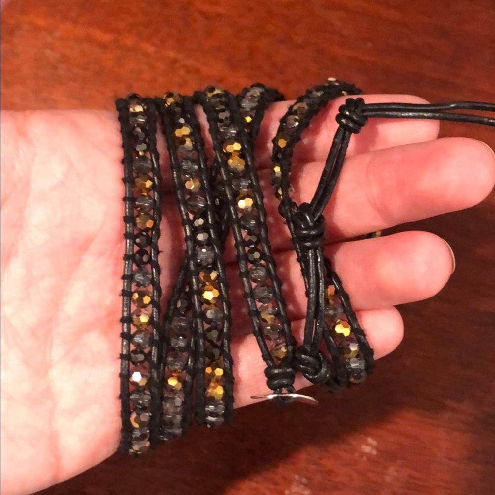 Victoria Emerson Black Wrap bracelet